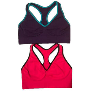 2 Light Support Stretch Sports Bras XS